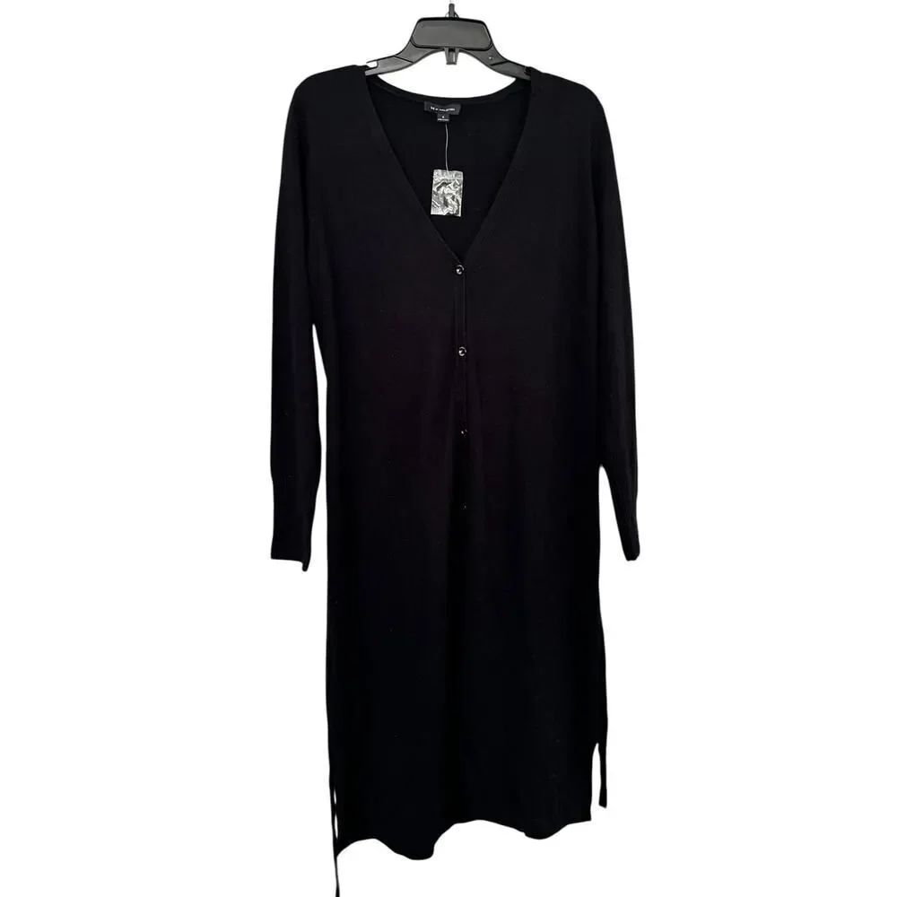 H by Halston Button Front Rib Cardigan - Size S - NWT